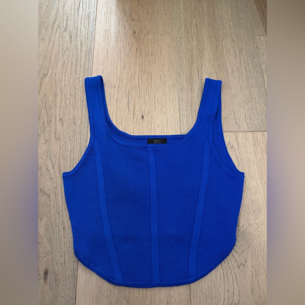DEBUT ROYAL BLUE TOP!